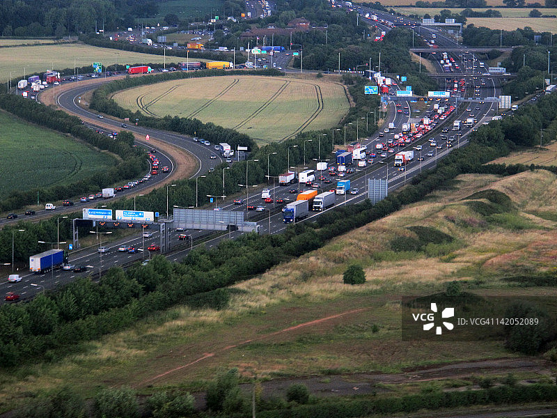 M1公路高峰时段图片素材