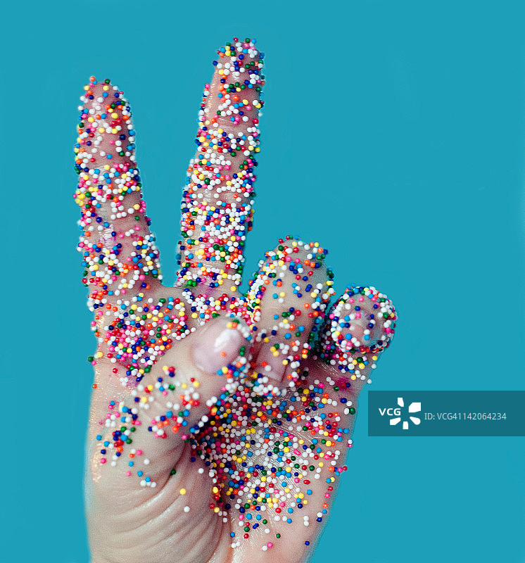 糖果涂层和平标志图片素材