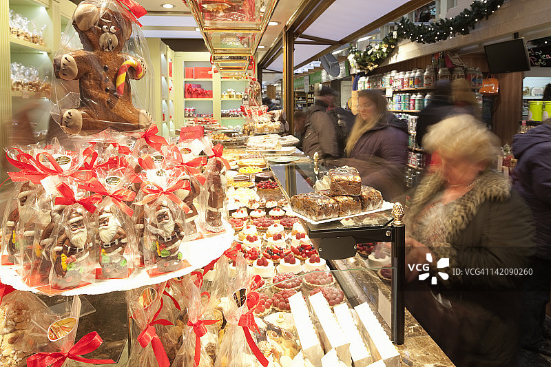 斯图加特圣诞集市市场大厅图片素材