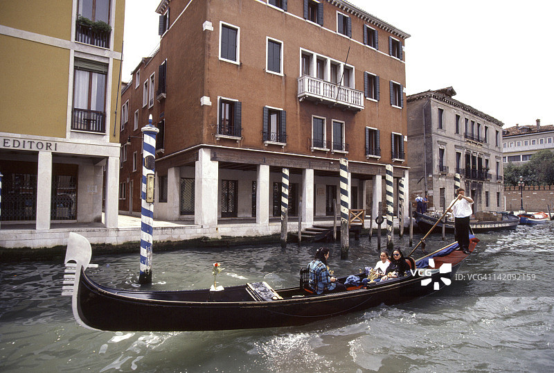 在威尼斯贡多拉图片素材