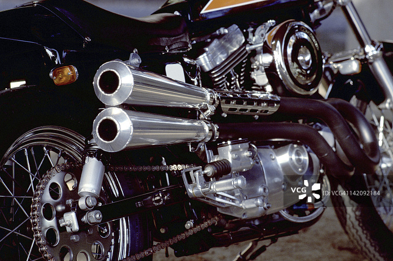 摩托车特写图片素材