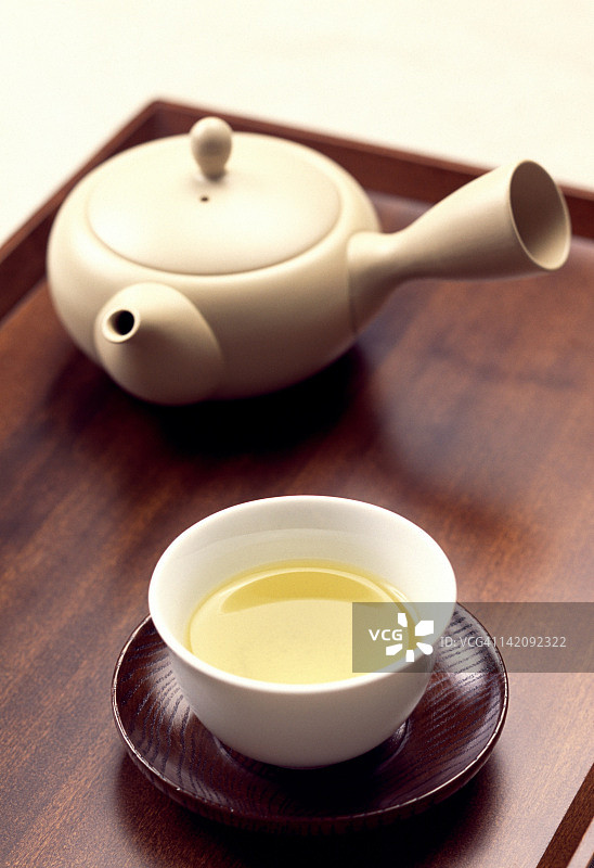 准备好的日式绿茶图片素材