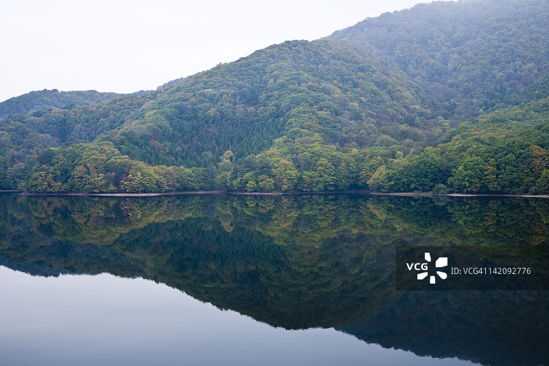 秋元湖图片素材