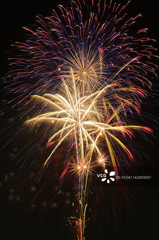 东松山烟花节图片素材