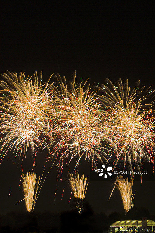 东松山烟花节图片素材