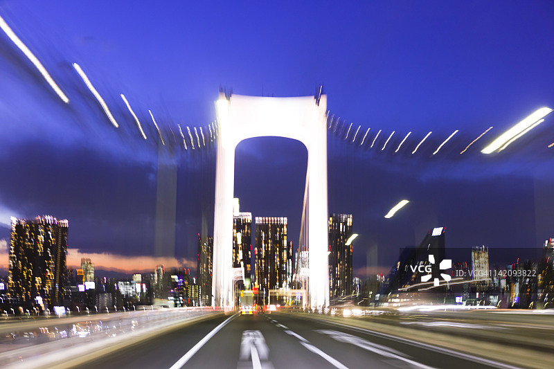 日本本州东京港区的彩虹桥图片素材