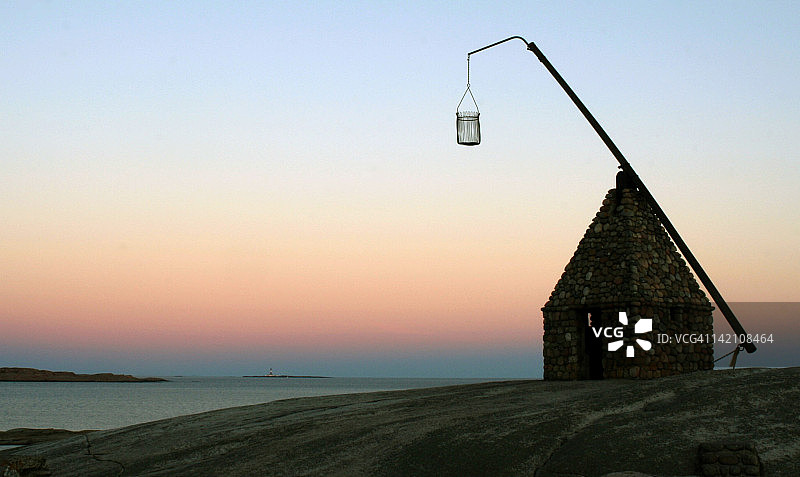 古老的灯塔,挪威图片素材