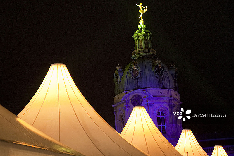 圣诞市场图片素材