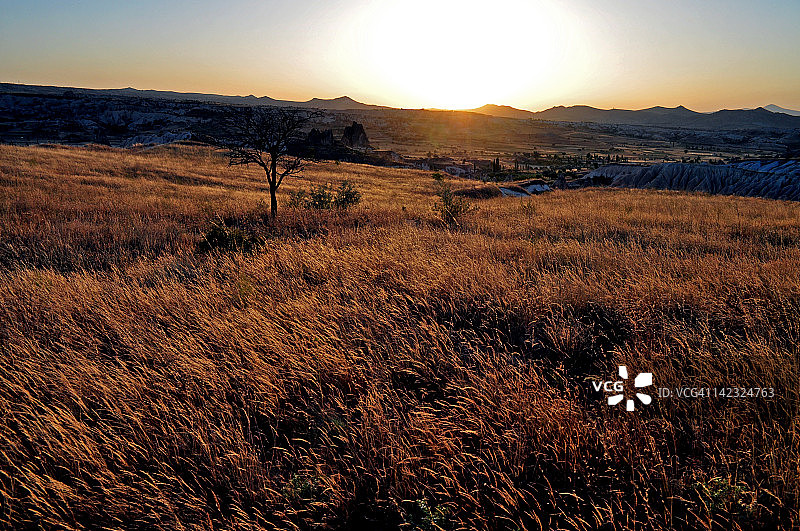 卡帕多奇亚日落图片素材