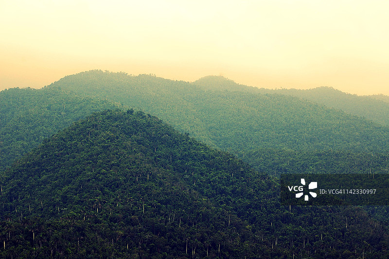 古巴的山脉图片素材