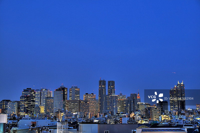 新宿黄昏图片素材