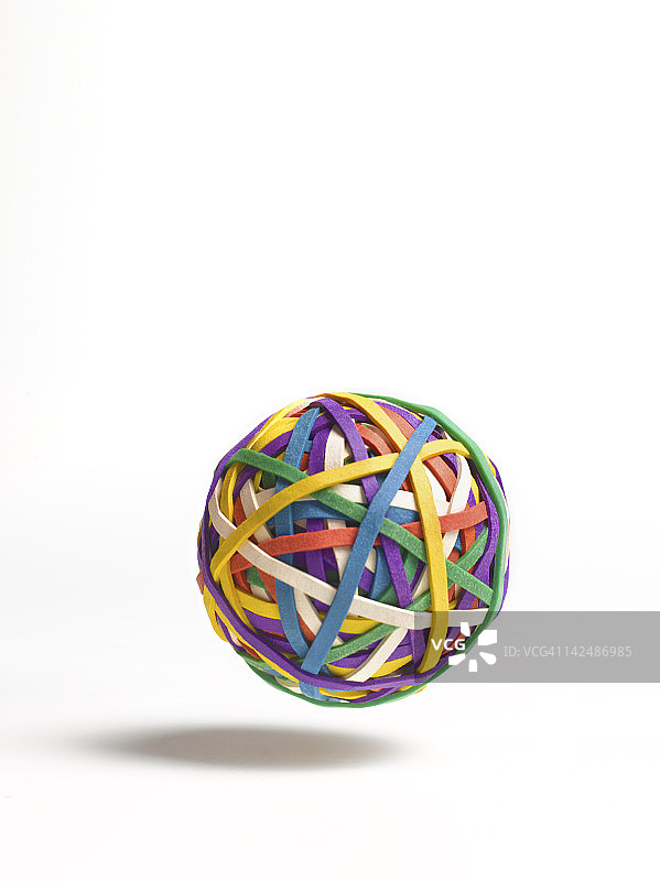 弹力橡皮筋球图片素材