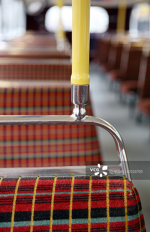 复古巴士座椅图片素材