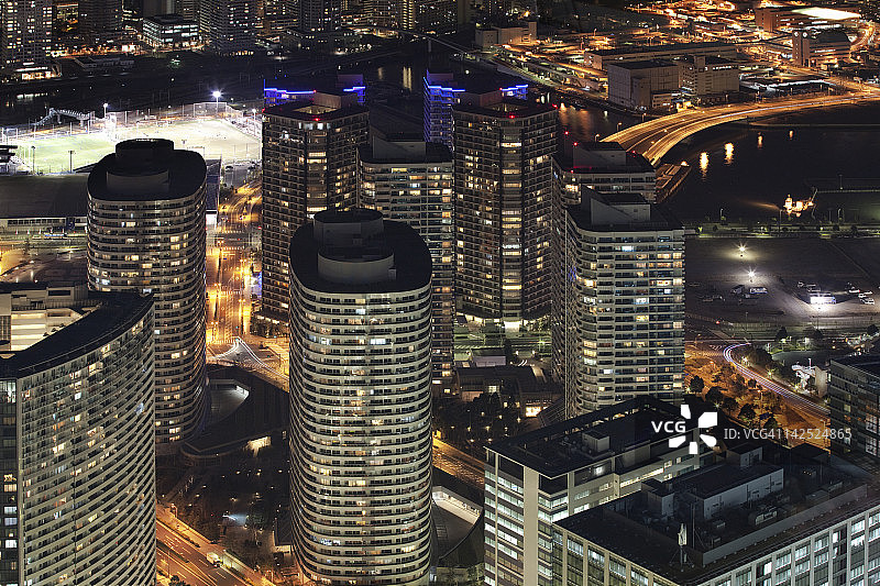 地标大厦夜景图片素材