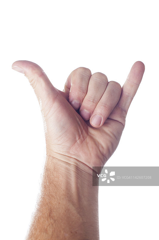 沙卡手势图片素材