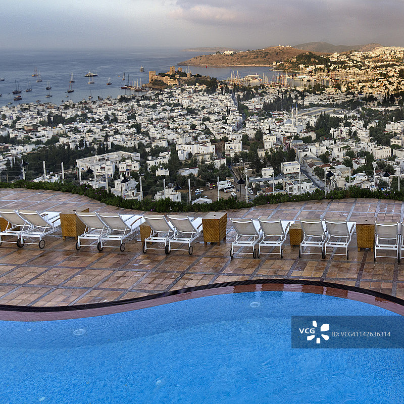 博德鲁姆市风光图片素材