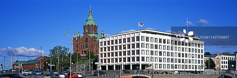 赫尔辛基城市景观图片素材