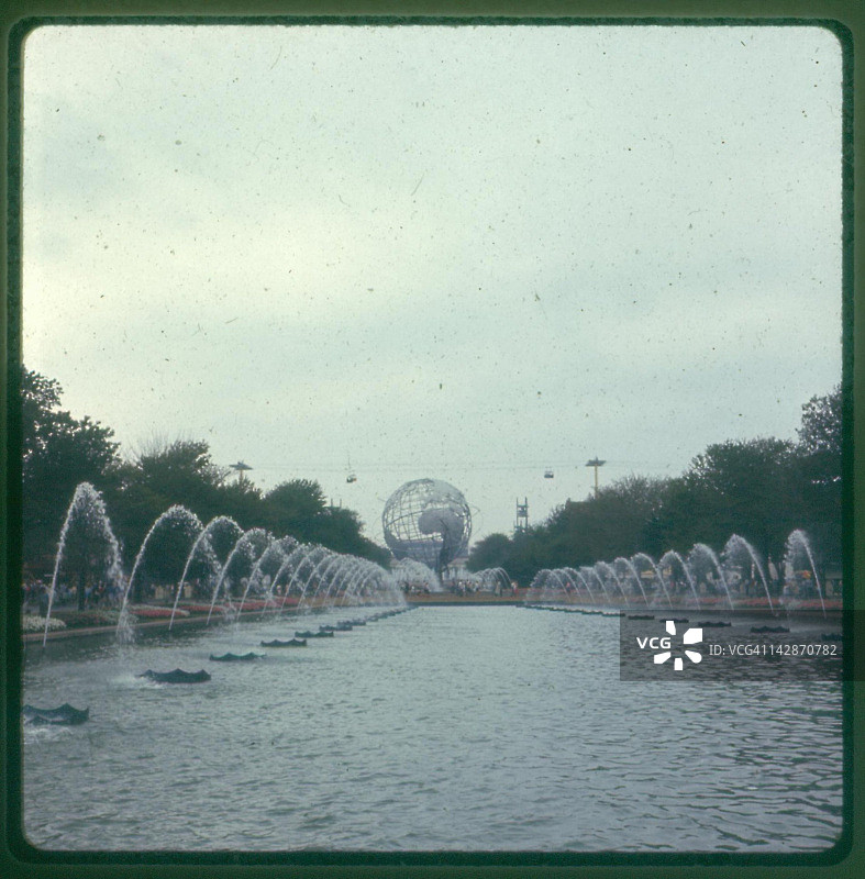 纽约博览会喷泉图片素材