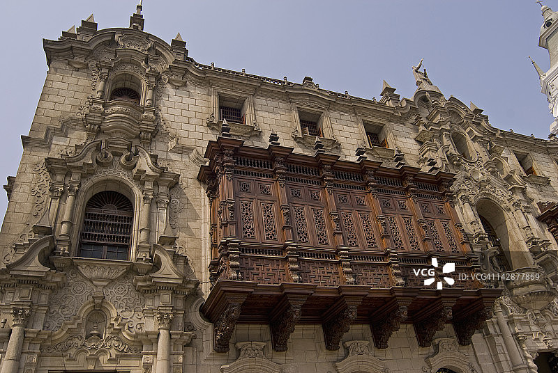 秘鲁利马主教宫图片素材