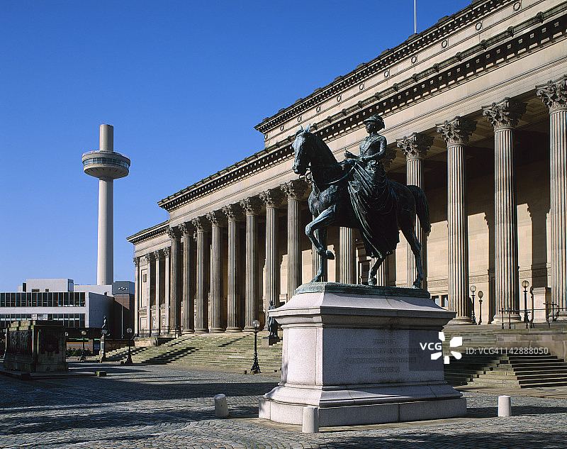 英格兰默西塞德郡利物浦圣乔治大厅图片素材