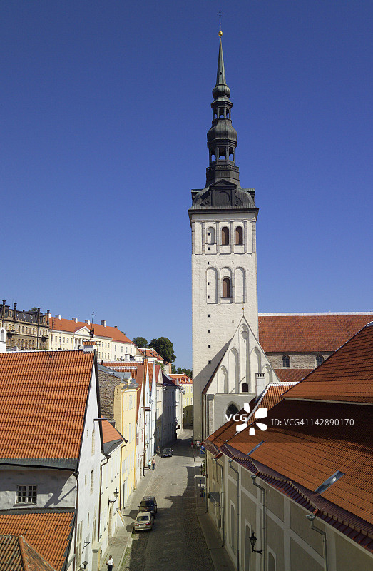爱沙尼亚塔林尼古丽斯特教堂图片素材