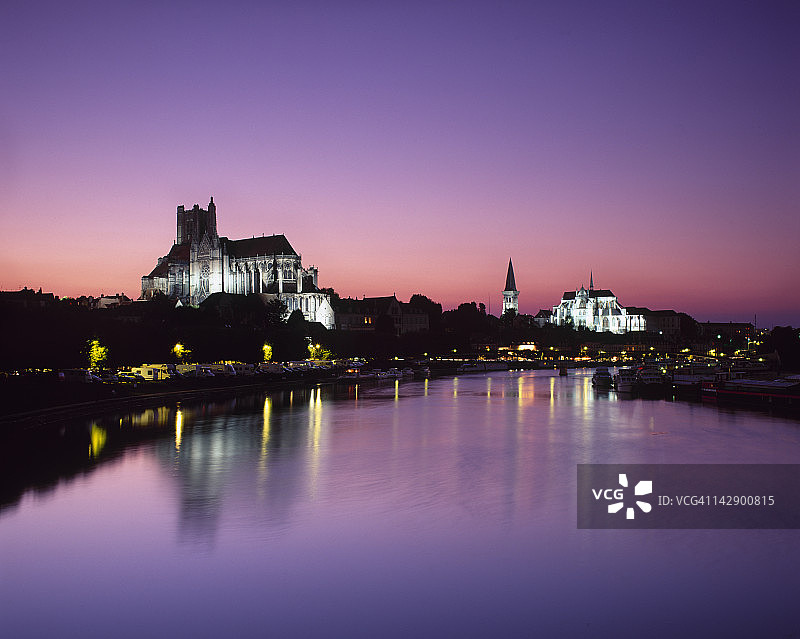 法国勃艮第欧塞尔图片素材