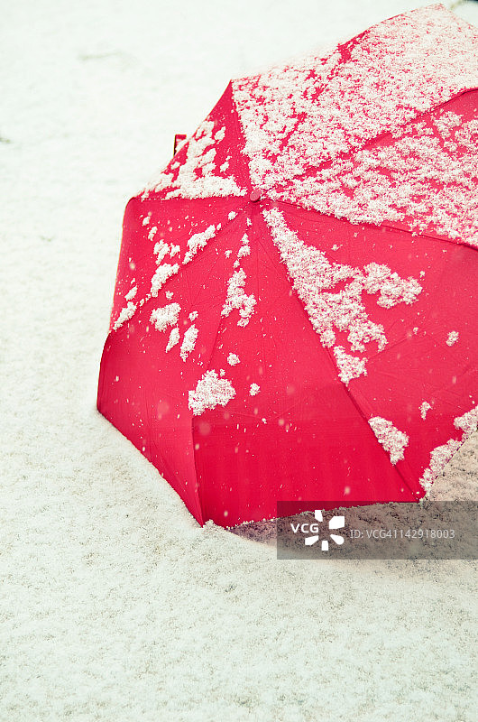 红色的伞图片素材