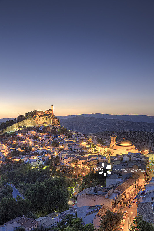 蒙特弗里奥，典型的安达卢西亚村庄图片素材