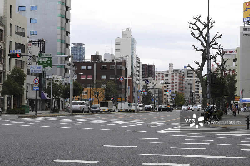 四天王寺附近街景图片素材