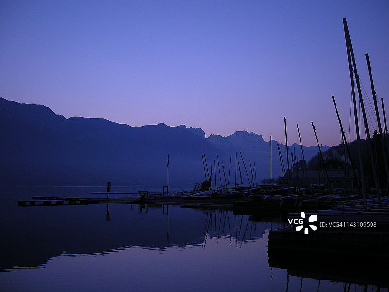 阿讷西湖图片素材