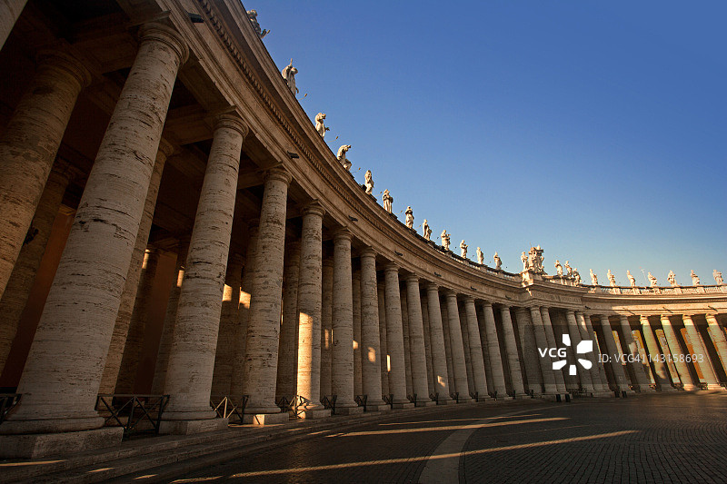 梵蒂冈圣彼得广场图片素材