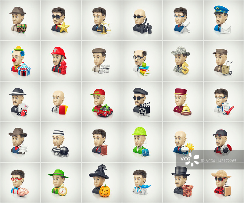 职业合集图片素材