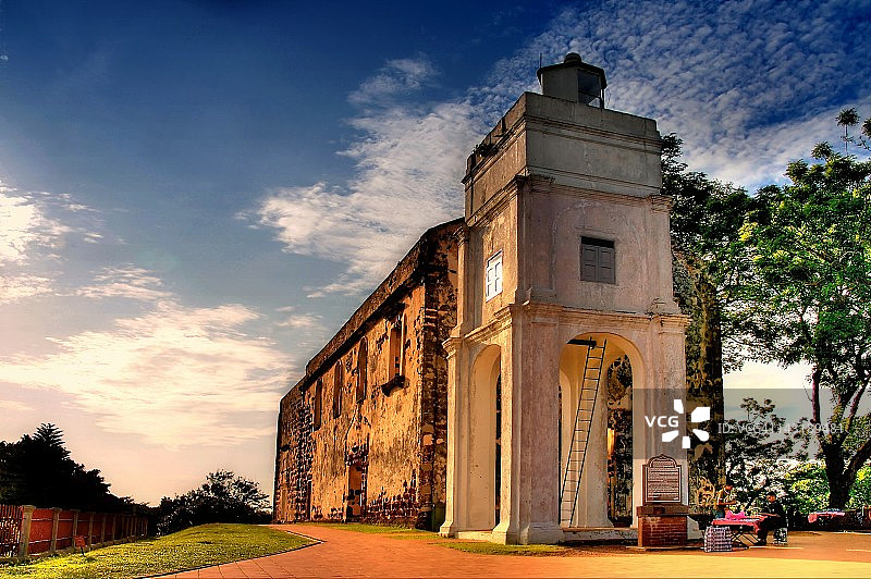 马六甲圣保罗教堂图片素材