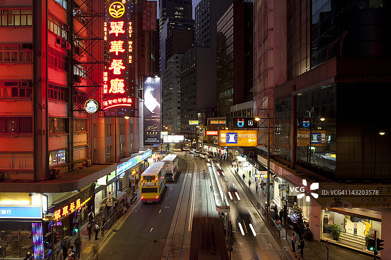 香港德辅道图片素材