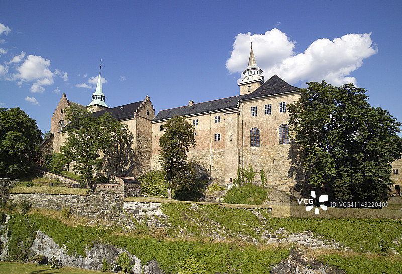 挪威奥斯陆阿克斯胡斯城堡图片素材