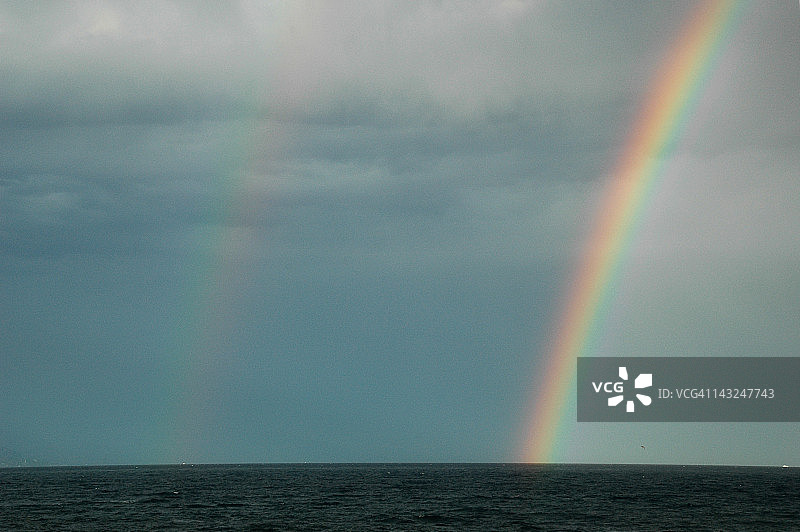 两条彩虹图片素材