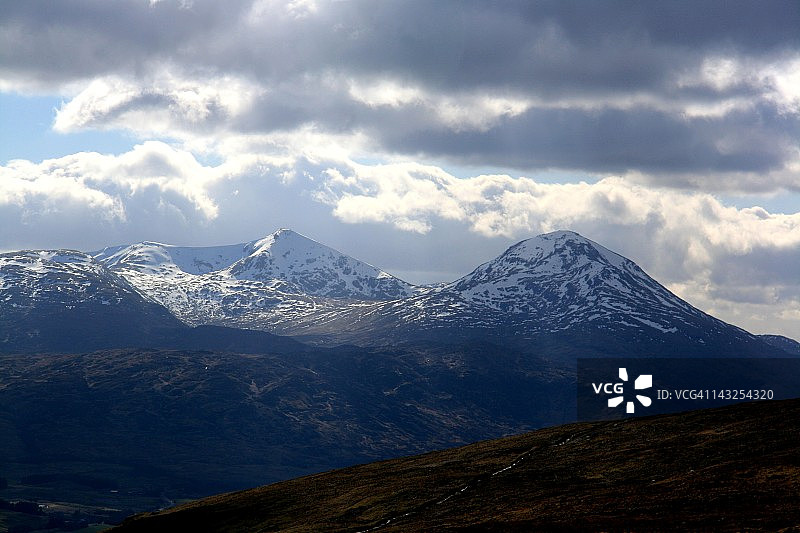 冬季的本·莫尔山图片素材
