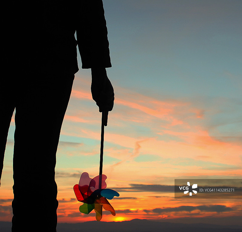 观察风向图片素材