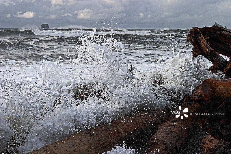 奥林匹克海岸图片素材