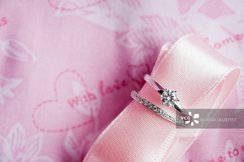 钻石结婚戒指图片素材