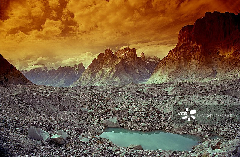 巴尔托罗冰川 巴基斯坦图片素材