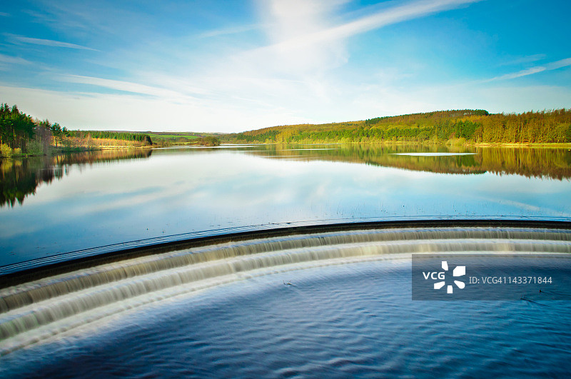 Fewston水库堰图片素材