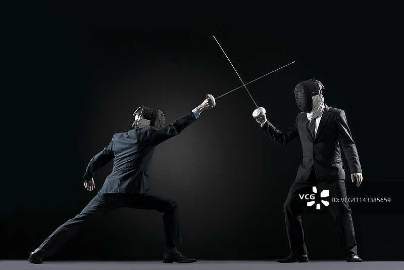 商人击剑图片素材