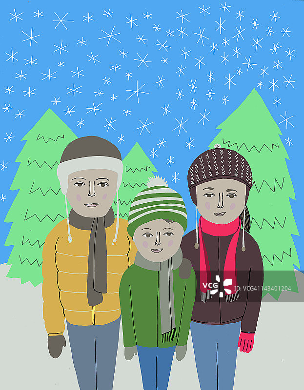 冬天的场景图片素材