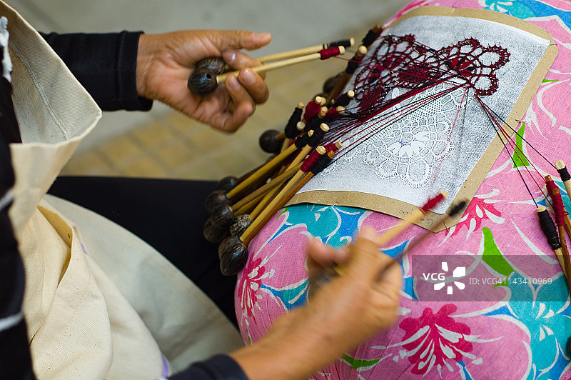 巴西花边女工图片素材