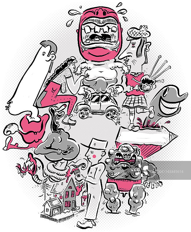 婴儿哭泣图片素材