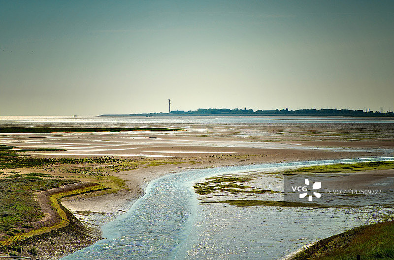 瓦登海附近的路径图片素材