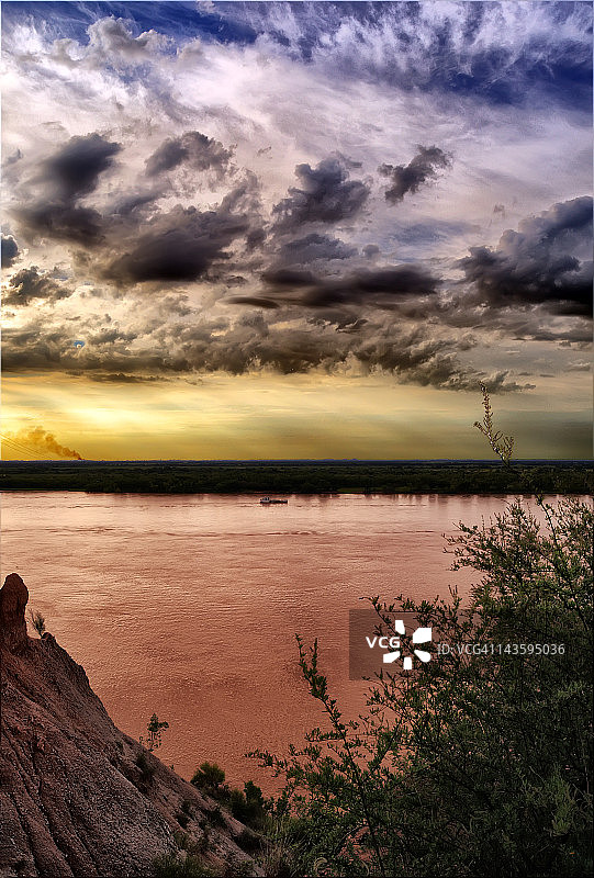 巴拉那河风光图片素材