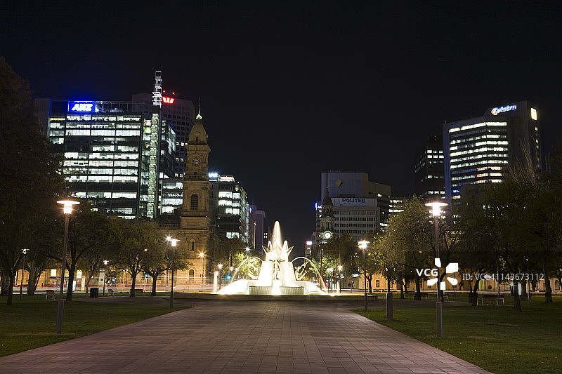 阿德莱德的维多利亚广场图片素材