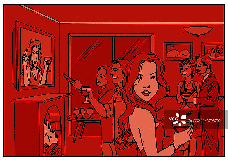 葡萄酒派对图片素材
